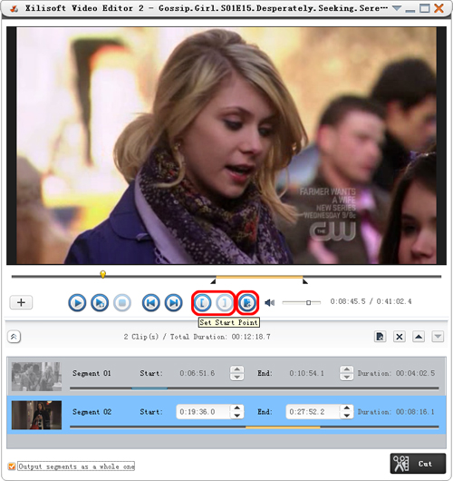 set clip segments